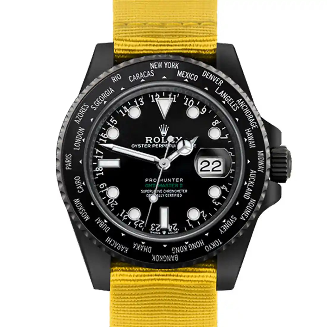 Pro Hunter GMT II Automatik Schwarz