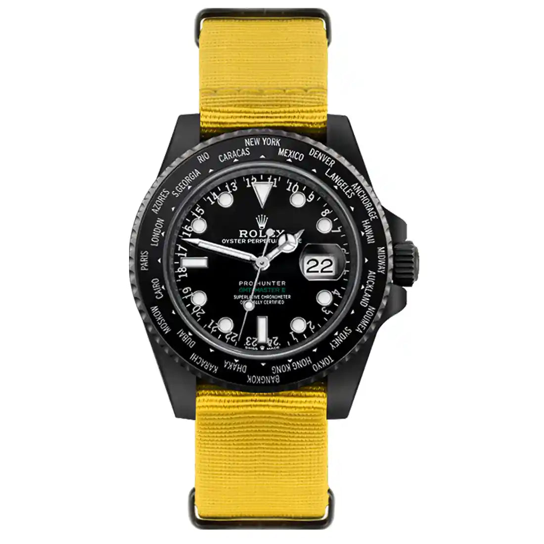 Pro Hunter GMT II Automatik Schwarz