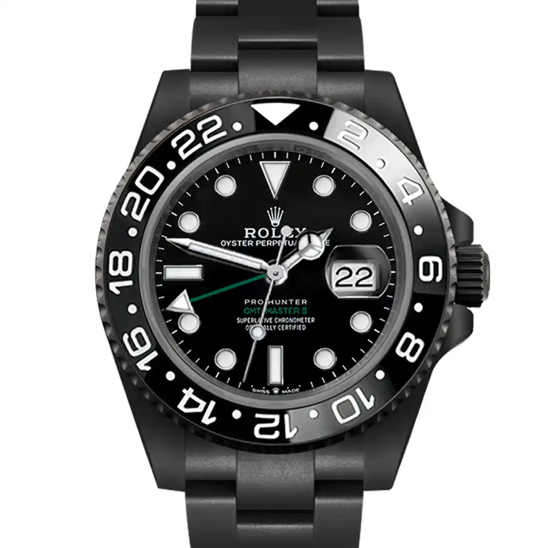 Pro Hunter GMT-Master II Automatic Black 40mm