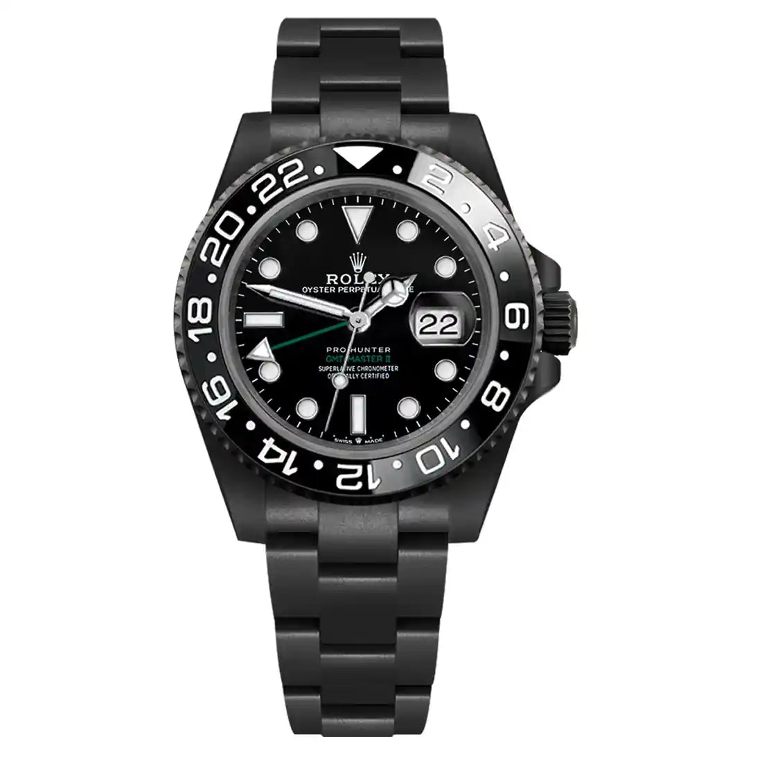 Pro Hunter GMT-Master II Automatic Black 40mm