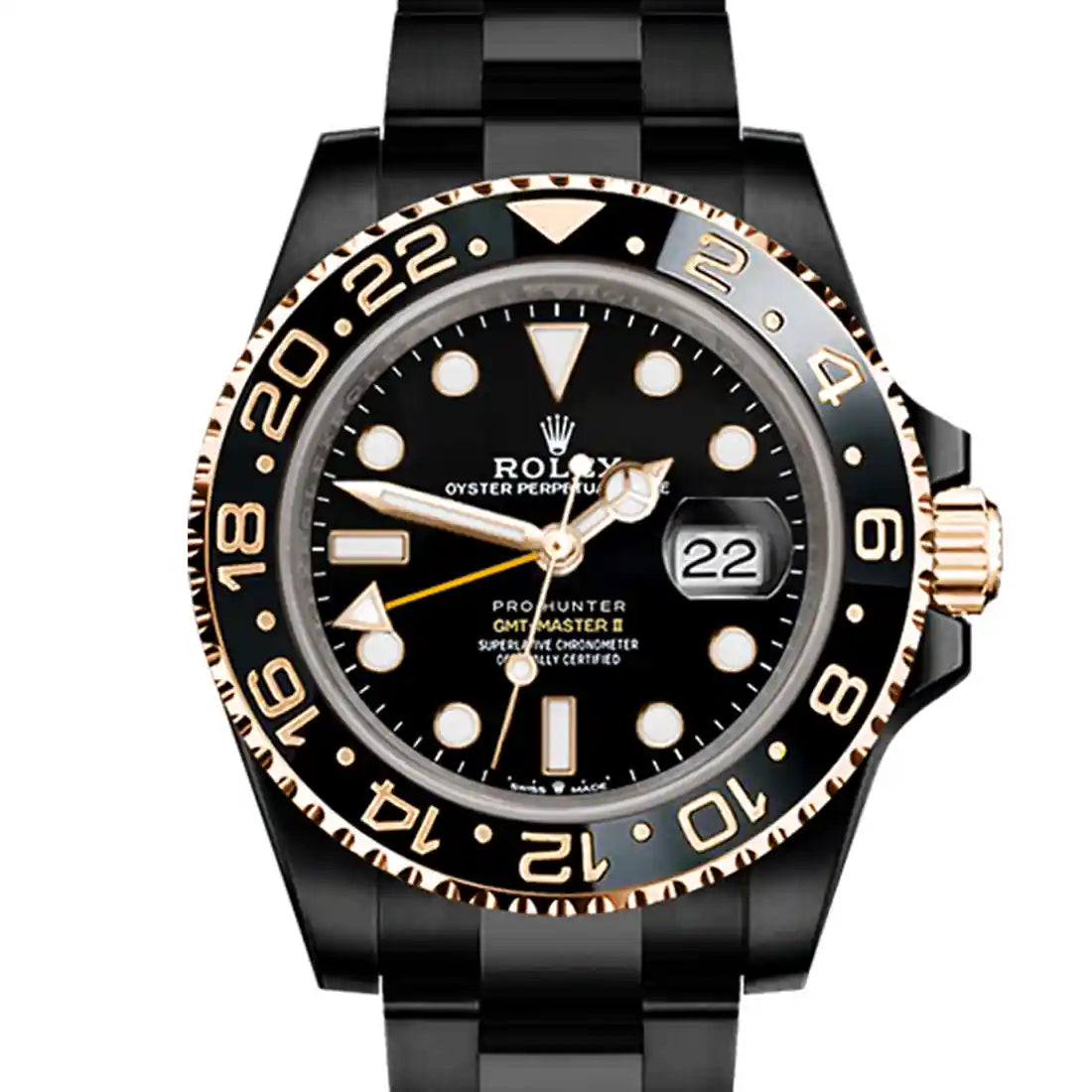 Pro Hunter GMT-Master II Automatic Black 40mm