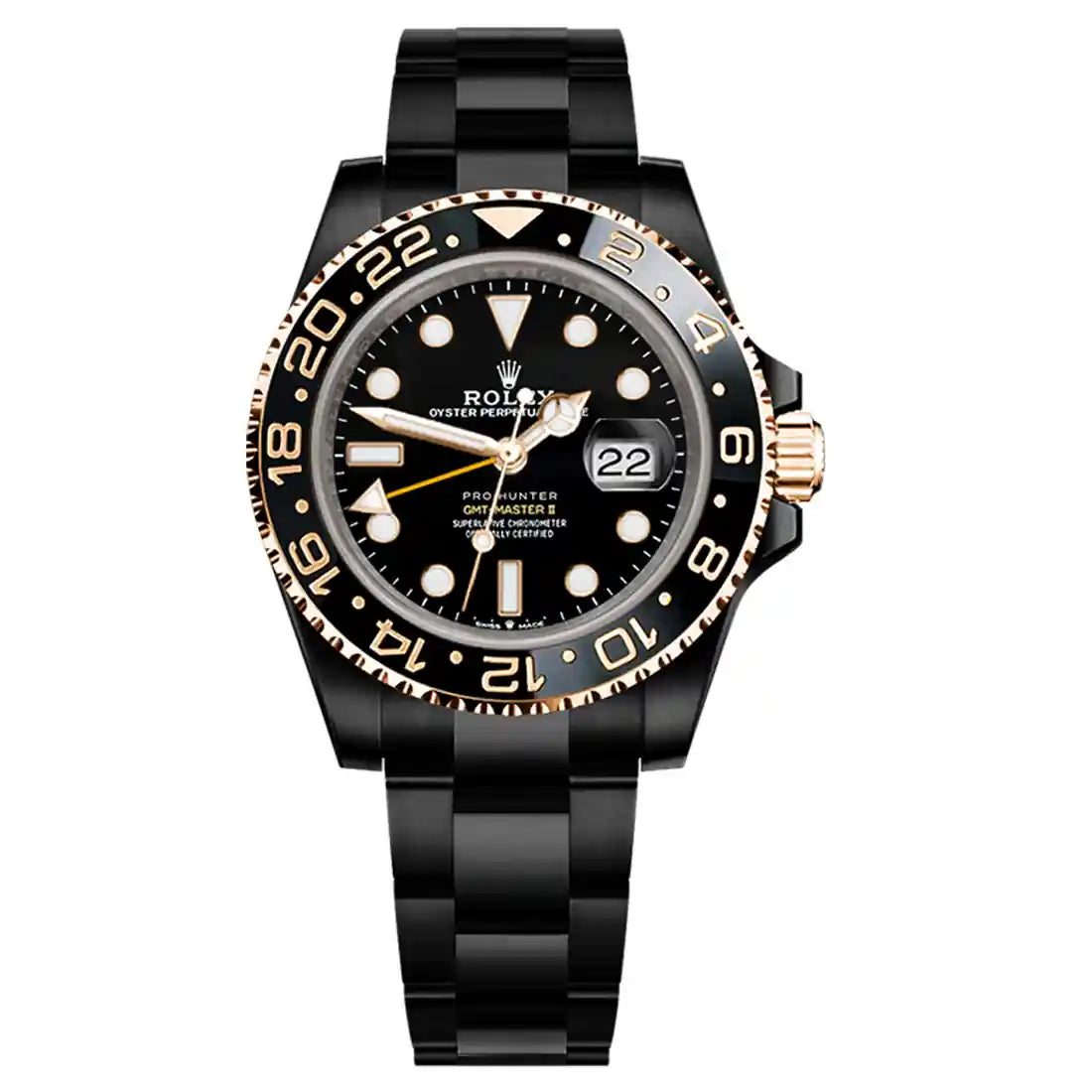 Pro Hunter GMT-Master II Automatic Black 40mm