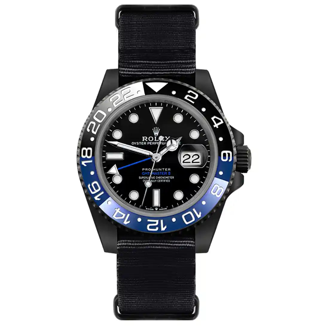 Pro Hunter GMT II Automatik Schwarz