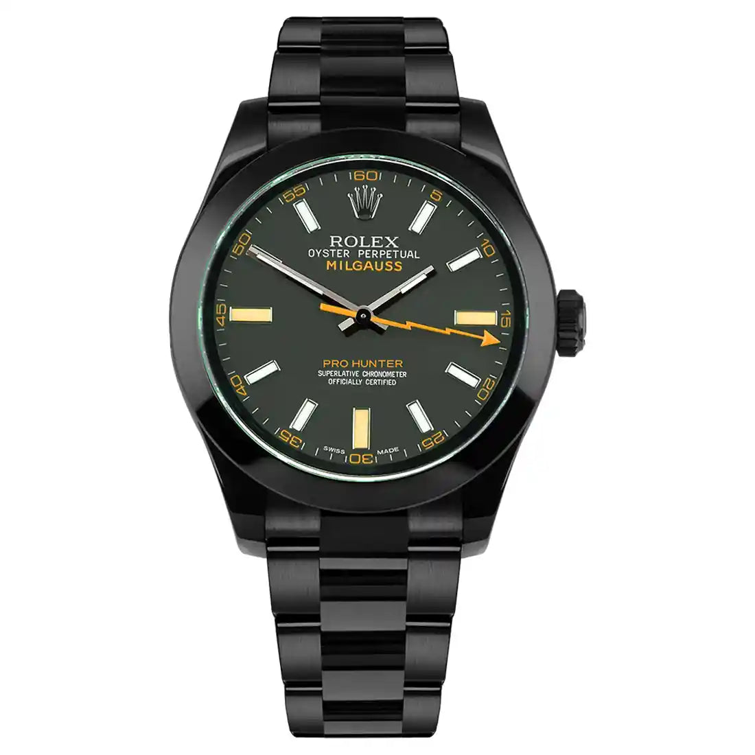 Pro Hunter Milgauss Automatik Schwarz