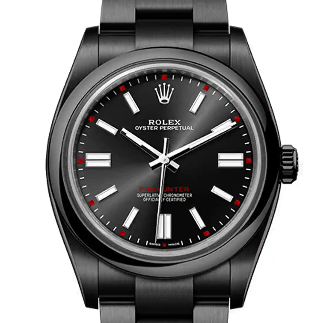 Pro Hunter Oyster Perpetual Automatik Schwarz