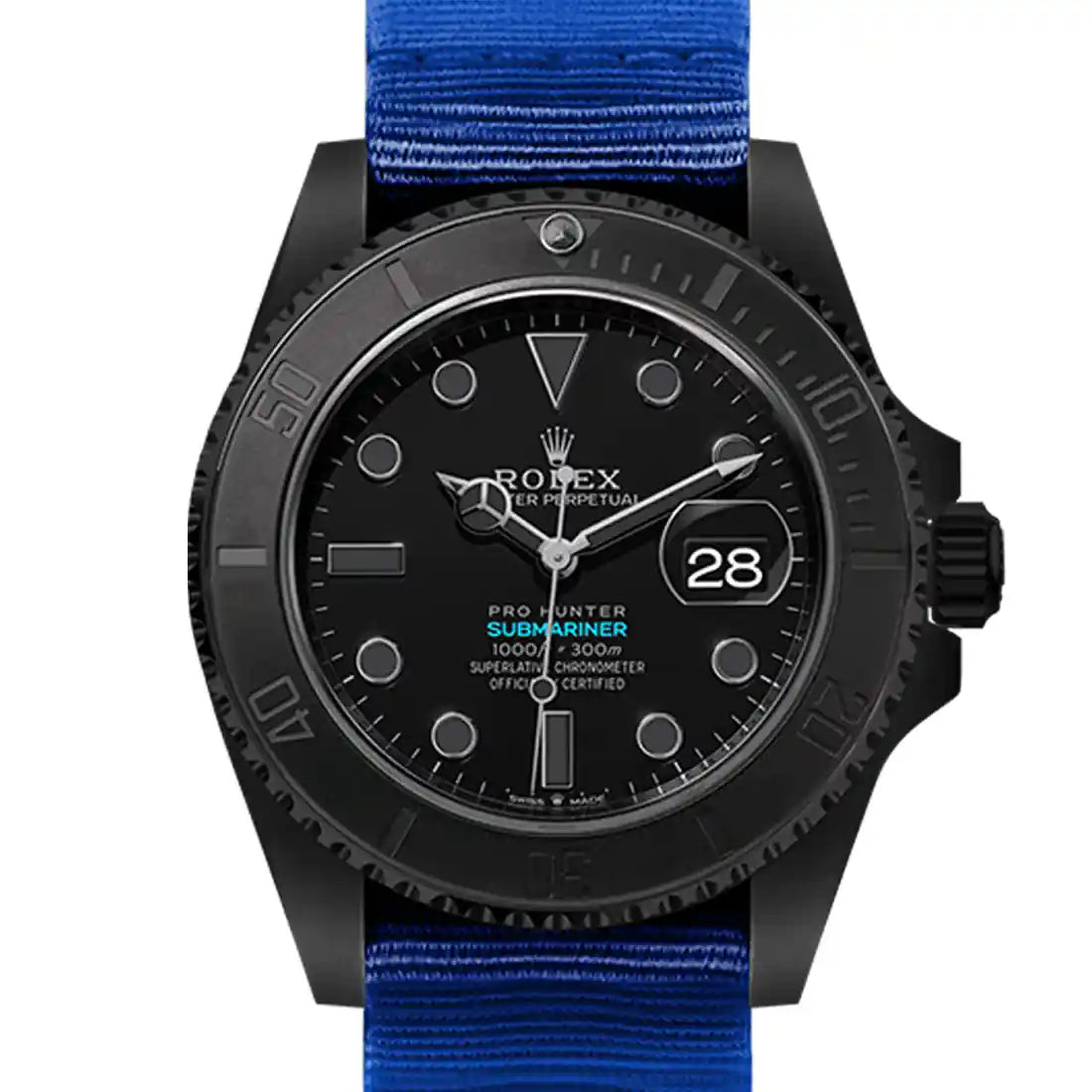 Pro Hunter Submariner Datum Automatik Grau