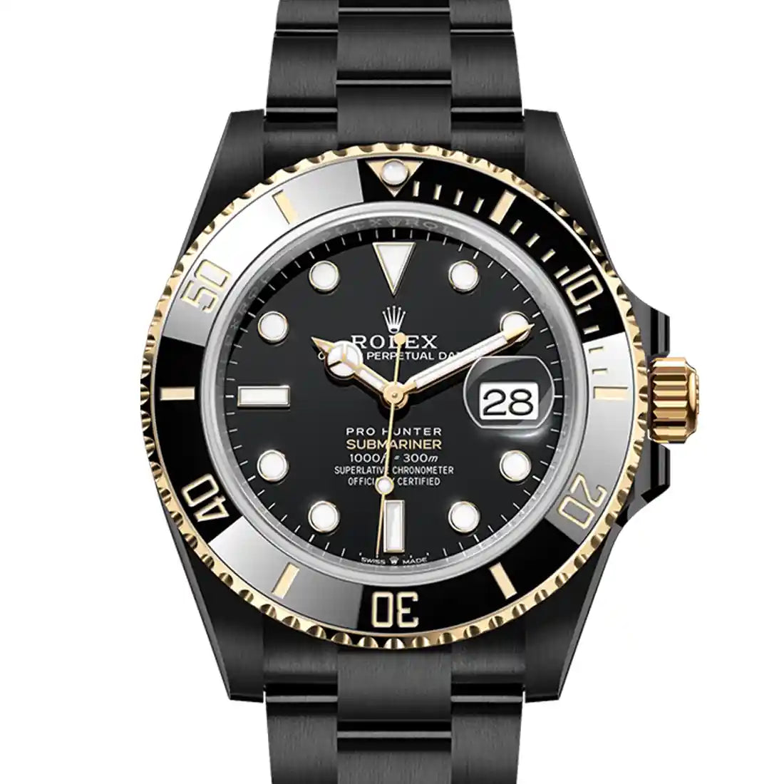 Pro Hunter Submariner Date Automatic Black 41mm