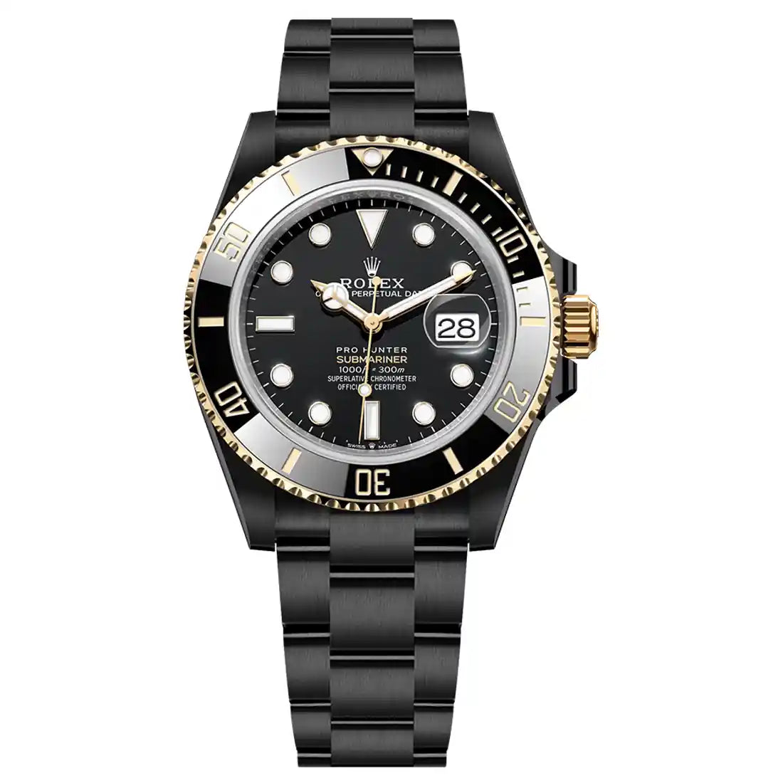 Pro Hunter Submariner Date Automatic Black 41mm