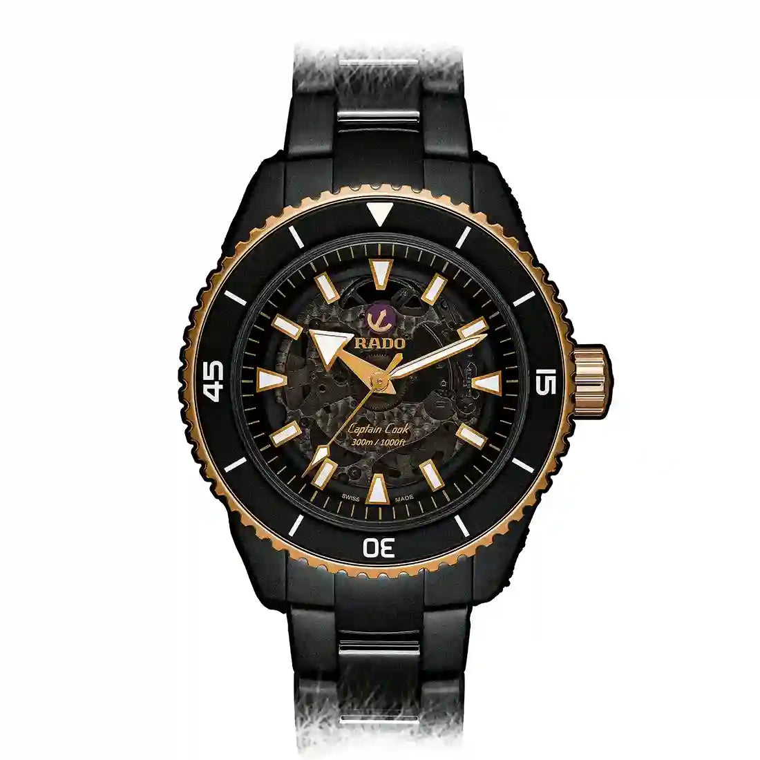Rado Captain Cook Automatik Schwarz
