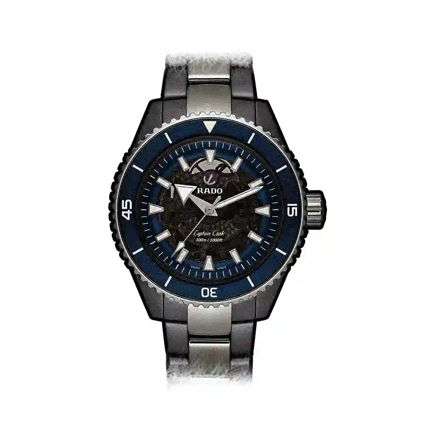 Rado Captain Cook Automatik Schwarz