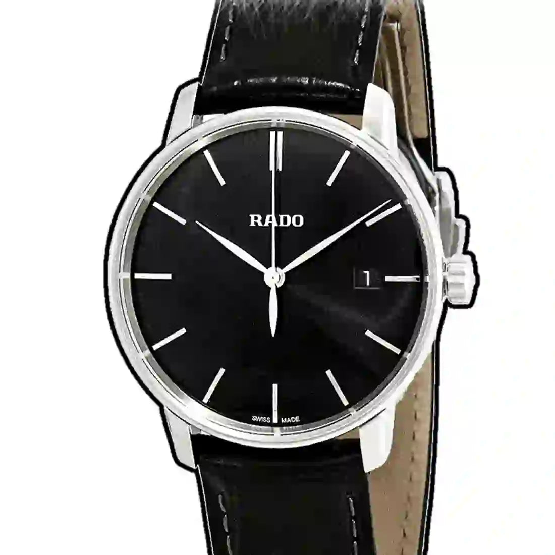 Rado Coupole Quartz Zwart 38 mm
