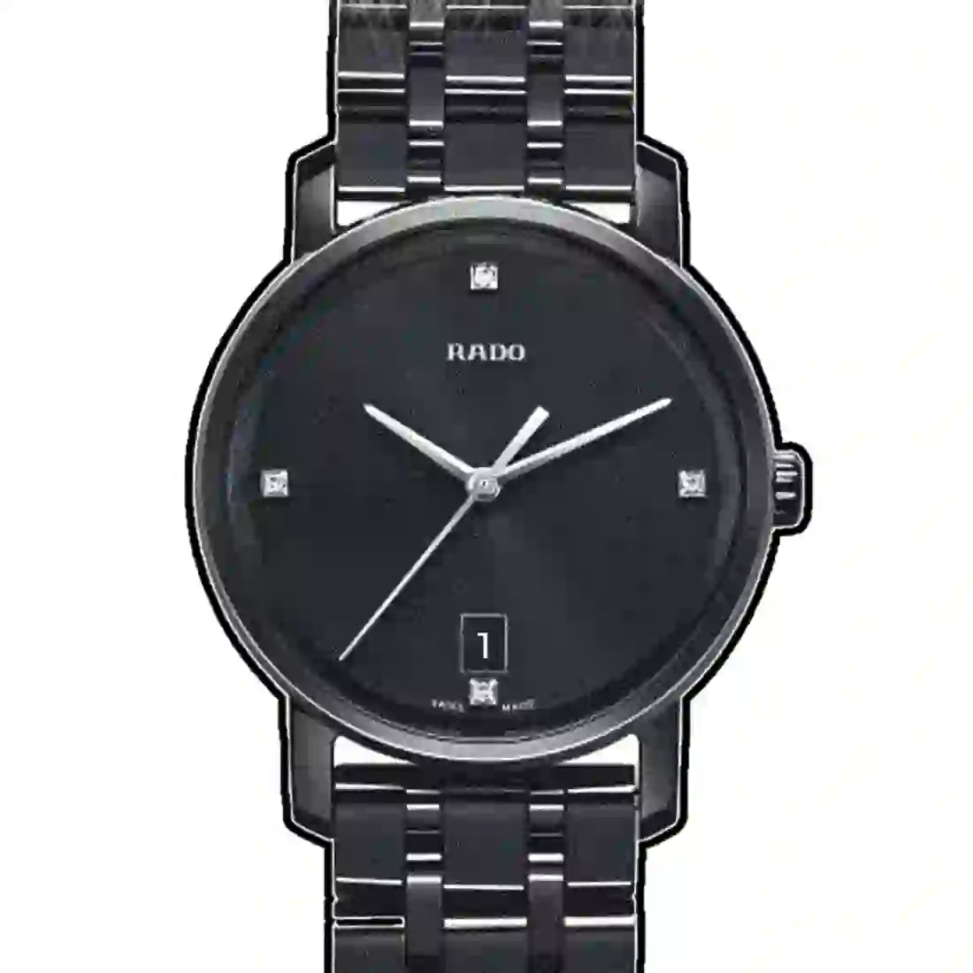 Rado Diamaster Quarz Schwarz