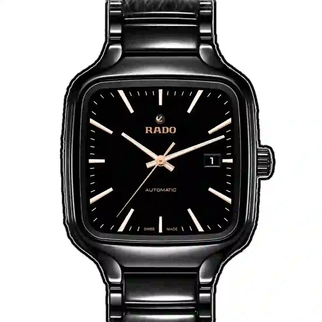 Rado True Quadratisch Automatik Schwarz