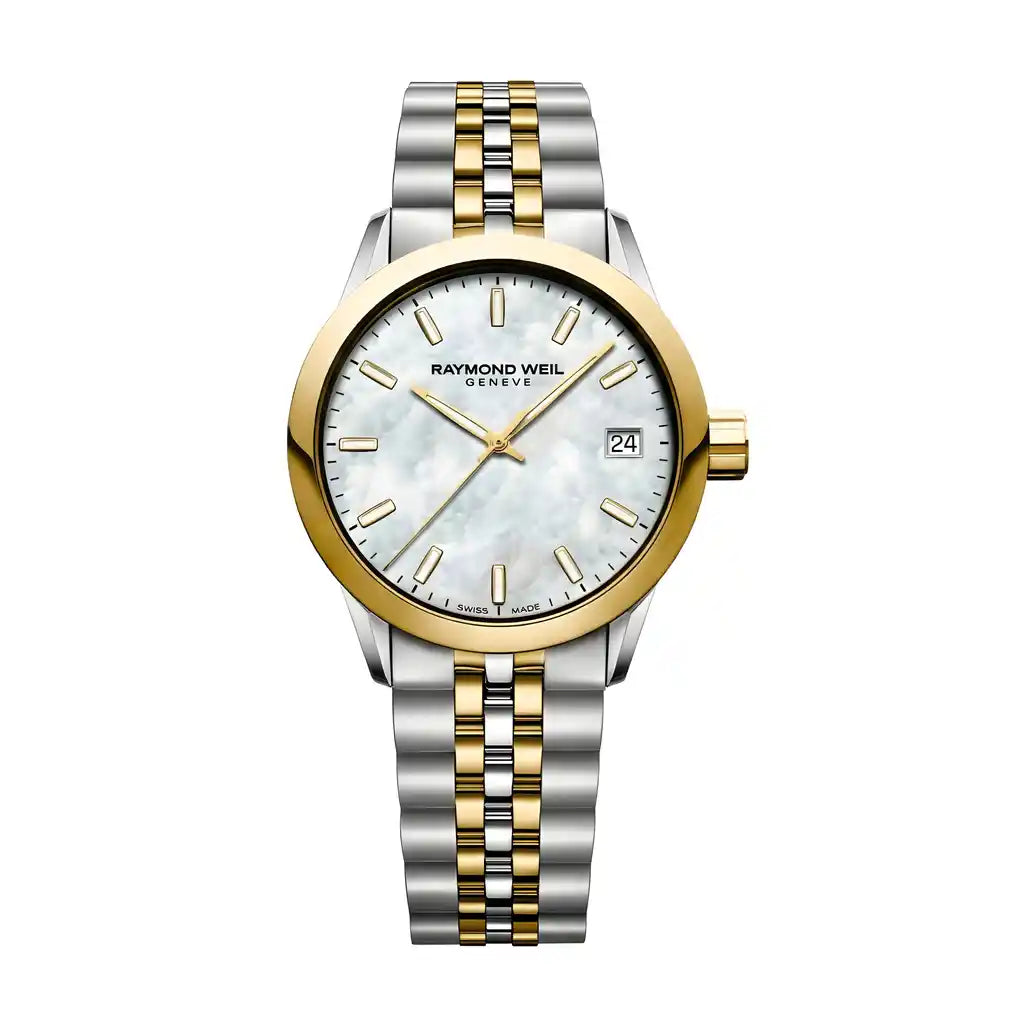 Raymond Weil Freelancer Quarz Perlmutt