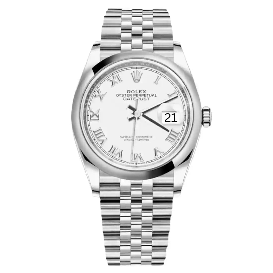 Rolex Datejust Automatik Weiß