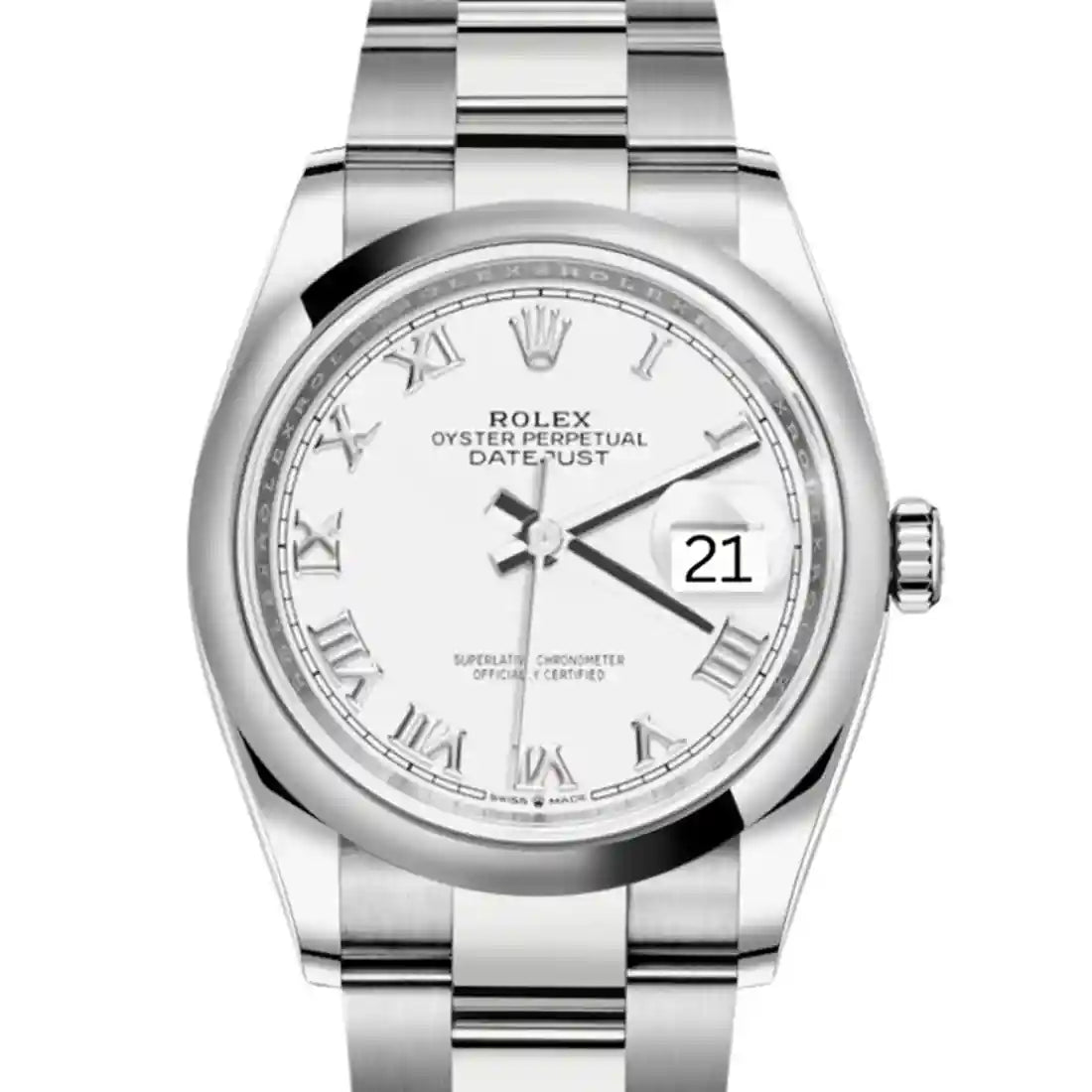 Rolex Datejust Automatik Weiß