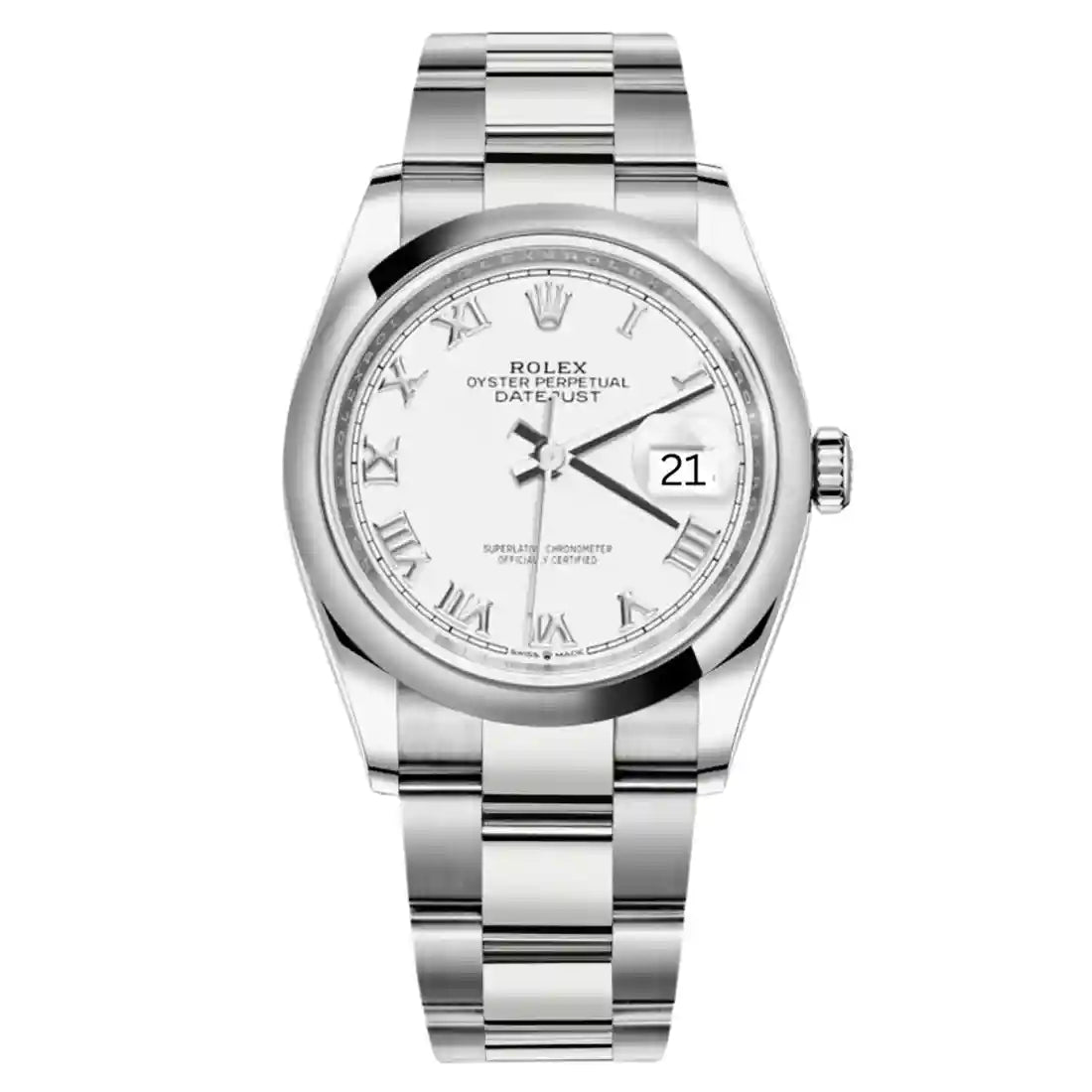 Rolex Datejust Automatik Weiß