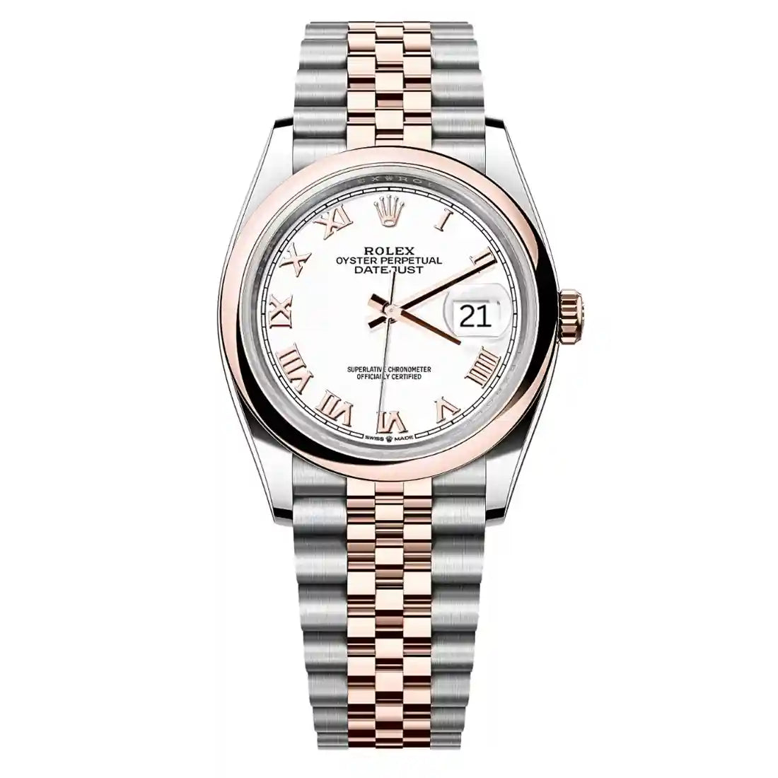 Rolex Datejust Automatik Weiß