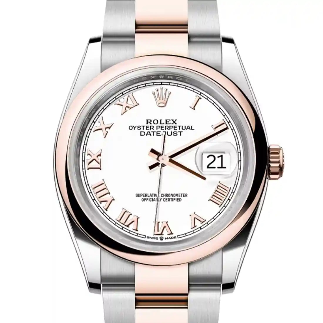 Rolex Datejust Automatik Weiß