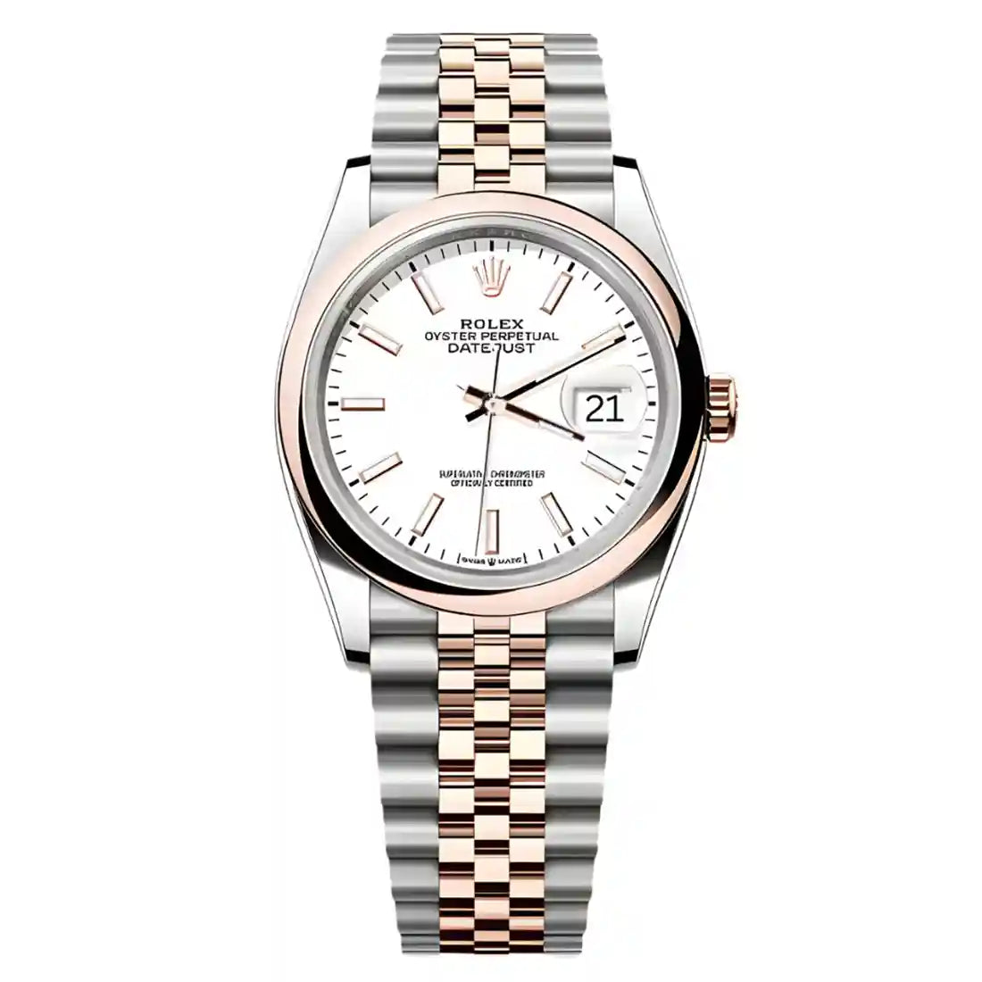 Rolex Datejust Automatik Weiß