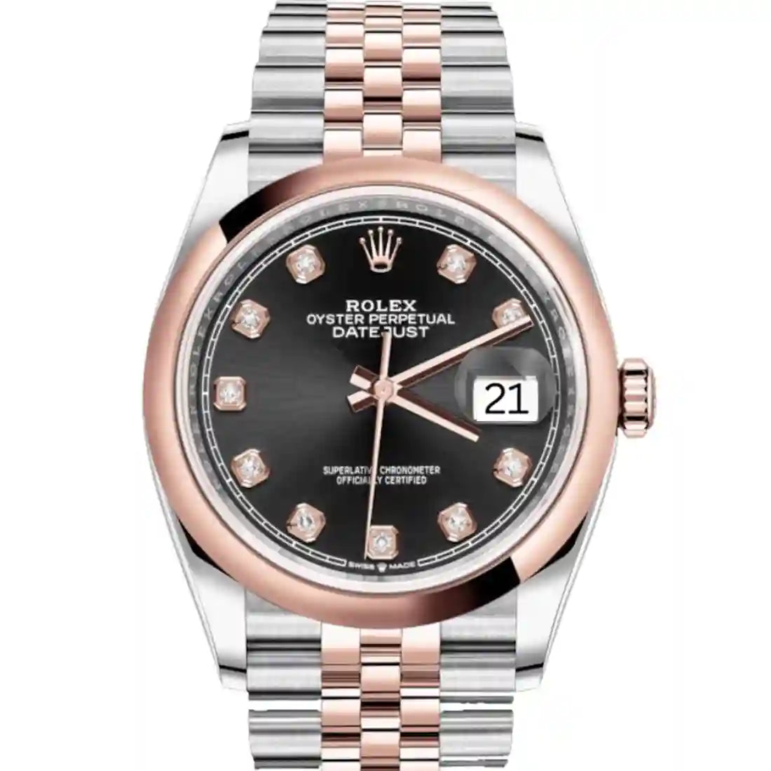 Rolex Datejust Automatik Schwarz