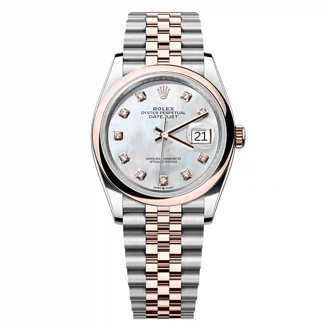 Rolex Datejust met parelmoer, 36 mm