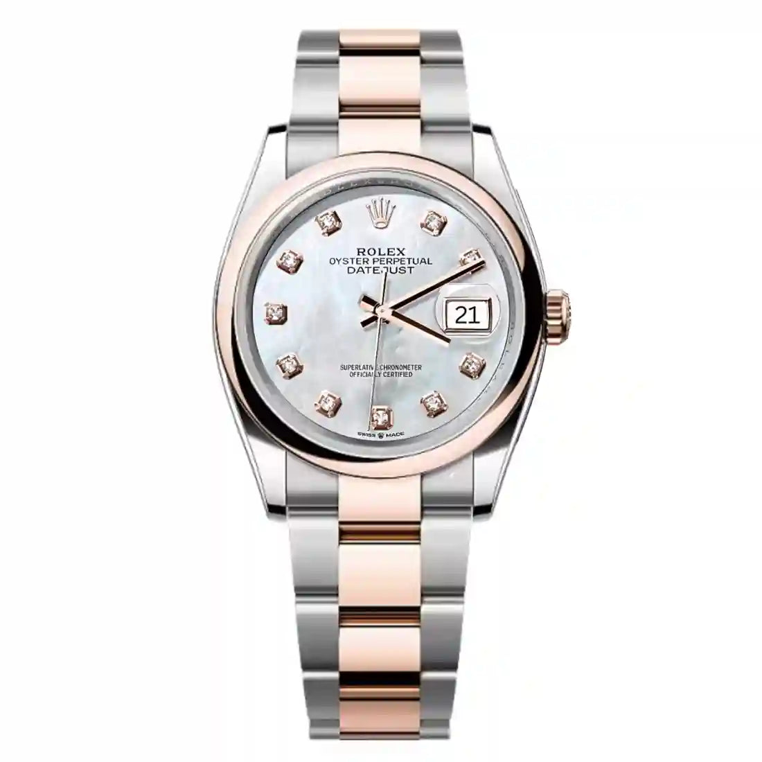 Rolex Datejust met parelmoer, 36 mm