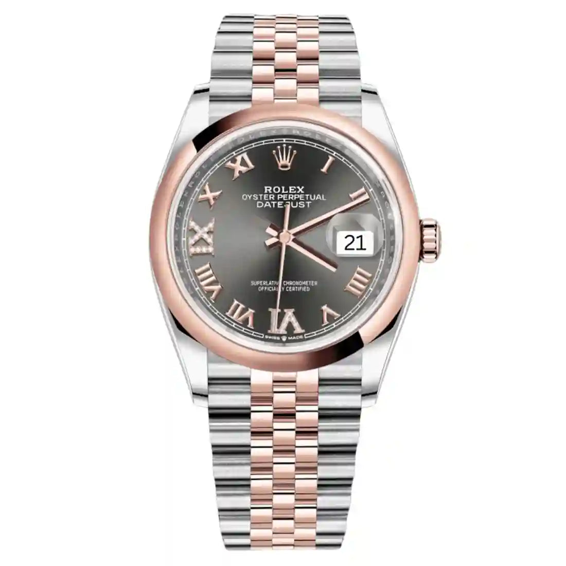 Rolex Datejust Automatik Grau