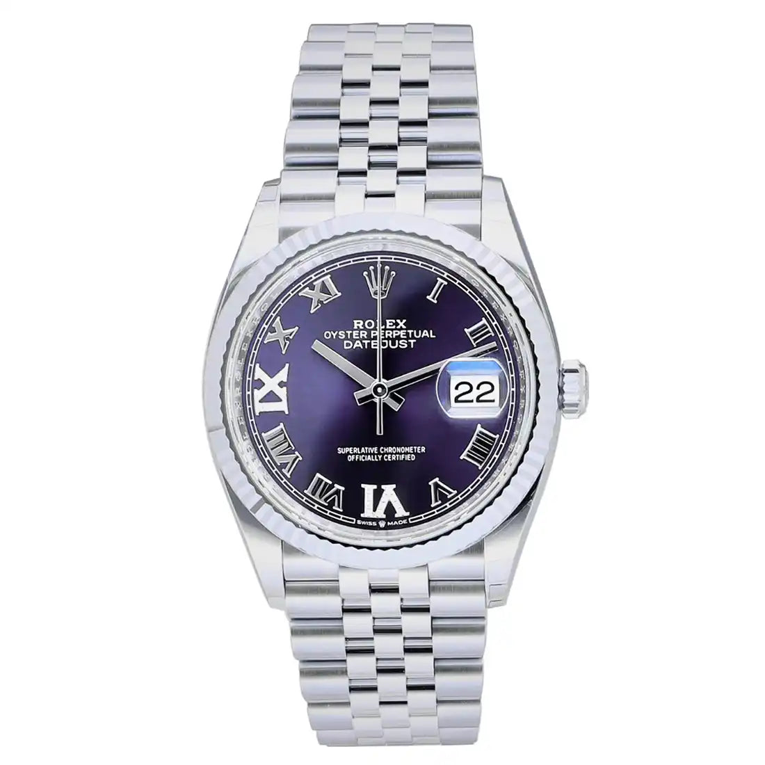 Rolex Datejust Automatik Aubergine