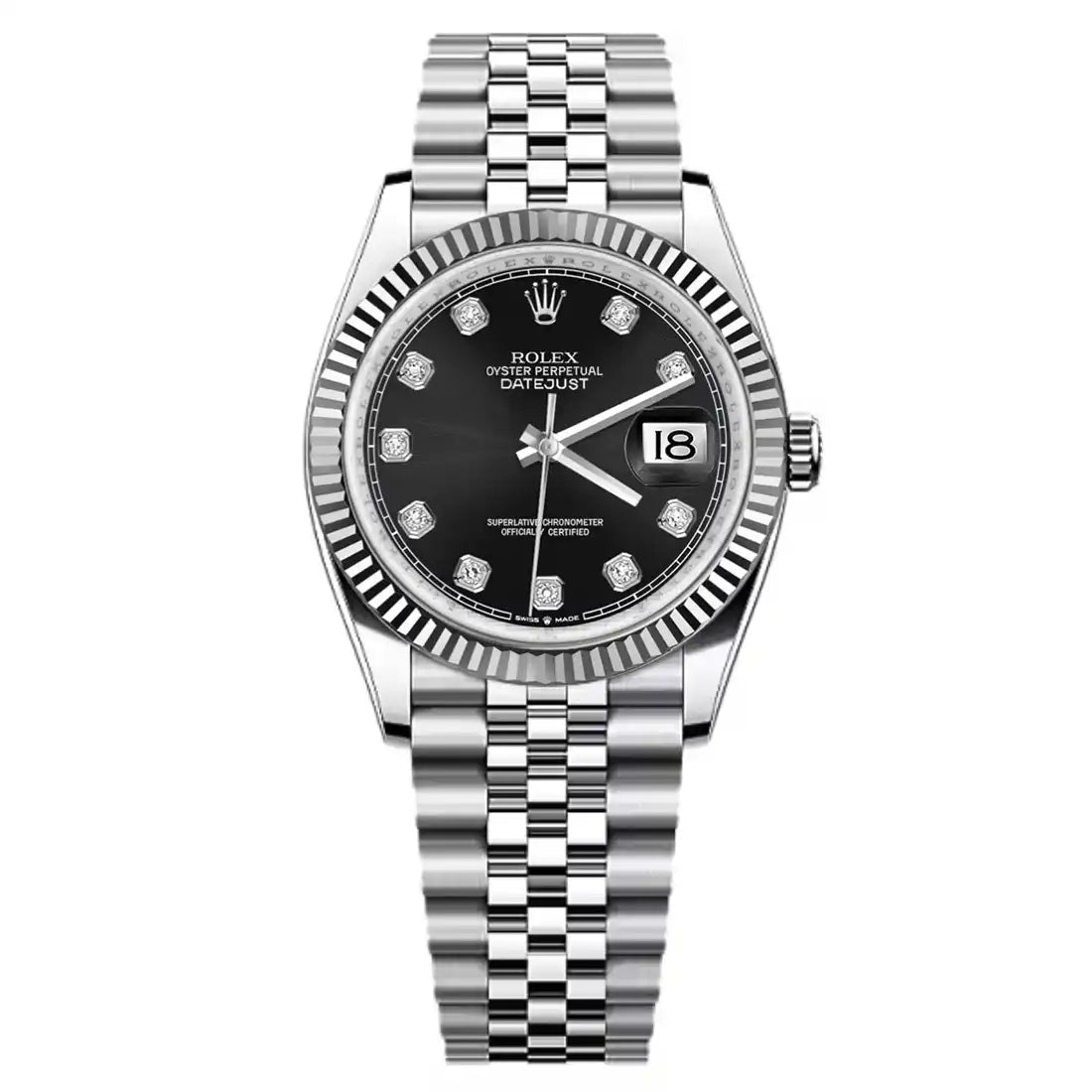 Rolex Datejust Automatik Schwarz