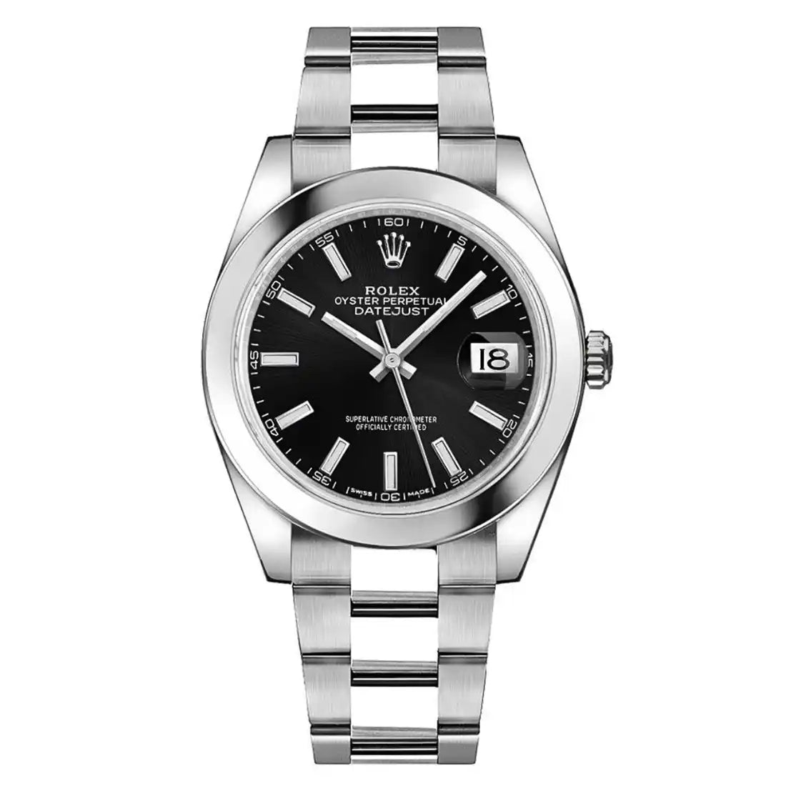 Rolex Datejust Automatik Schwarz