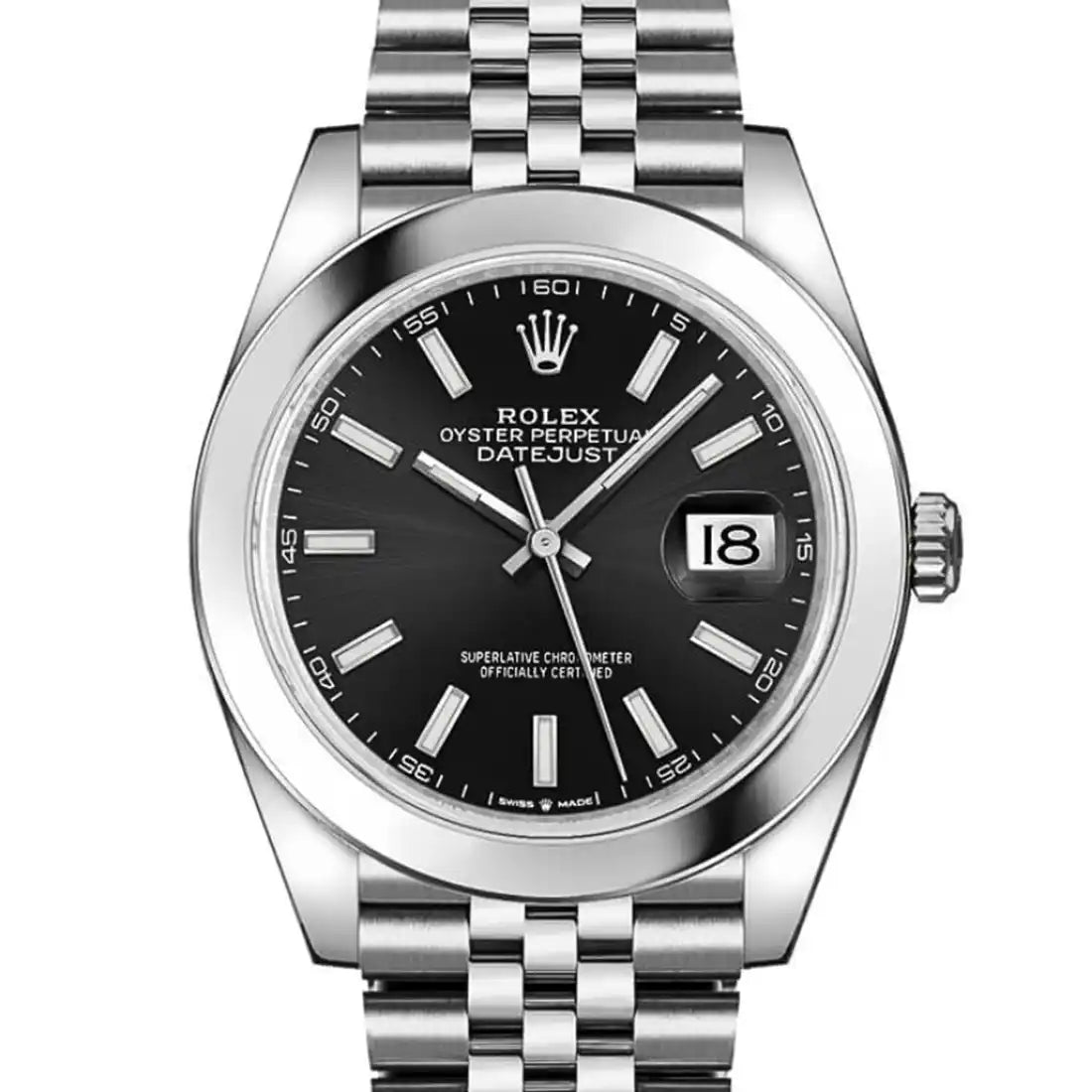 Rolex Datejust Automatik Schwarz