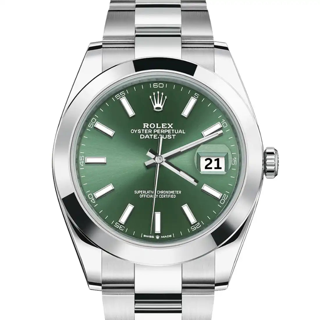 Rolex Datejust Automatik Grün