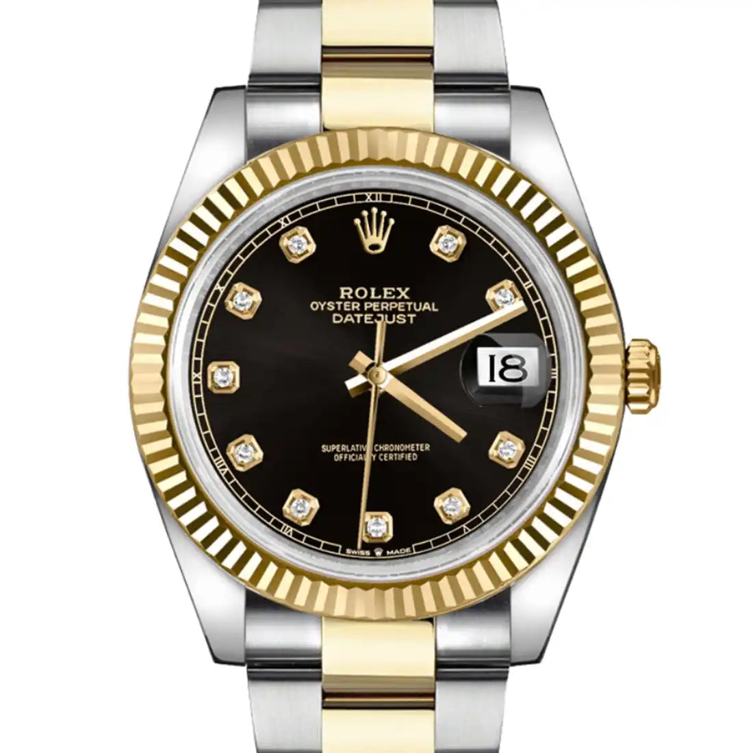 Rolex Datejust Automatik Schwarz