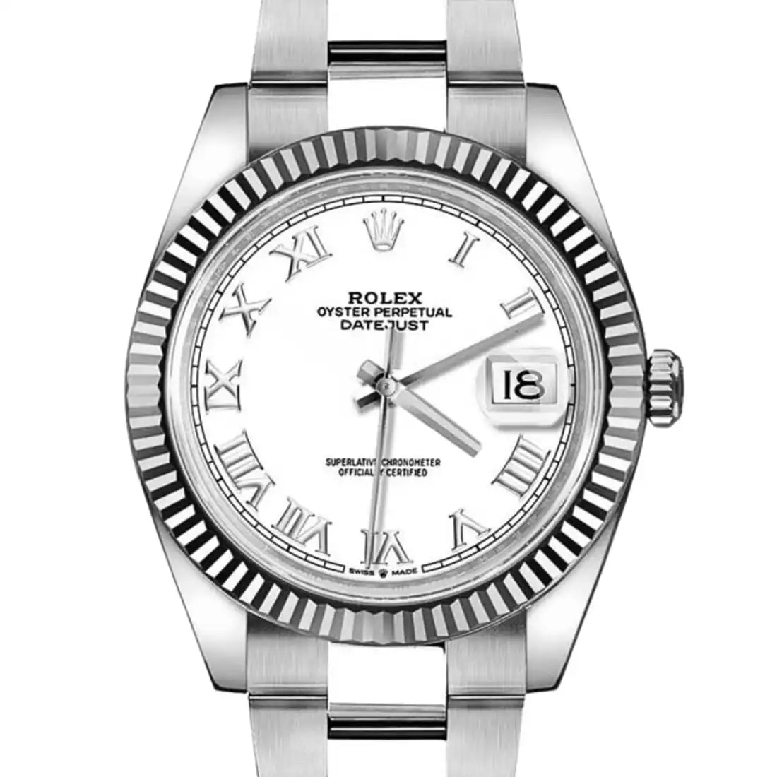 Rolex Datejust Automatik Weiß