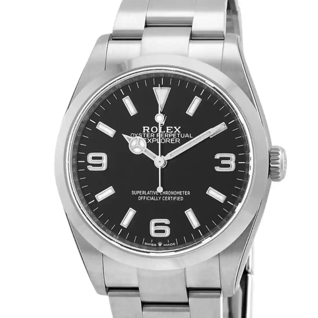 Rolex Explorer Automatik Schwarz