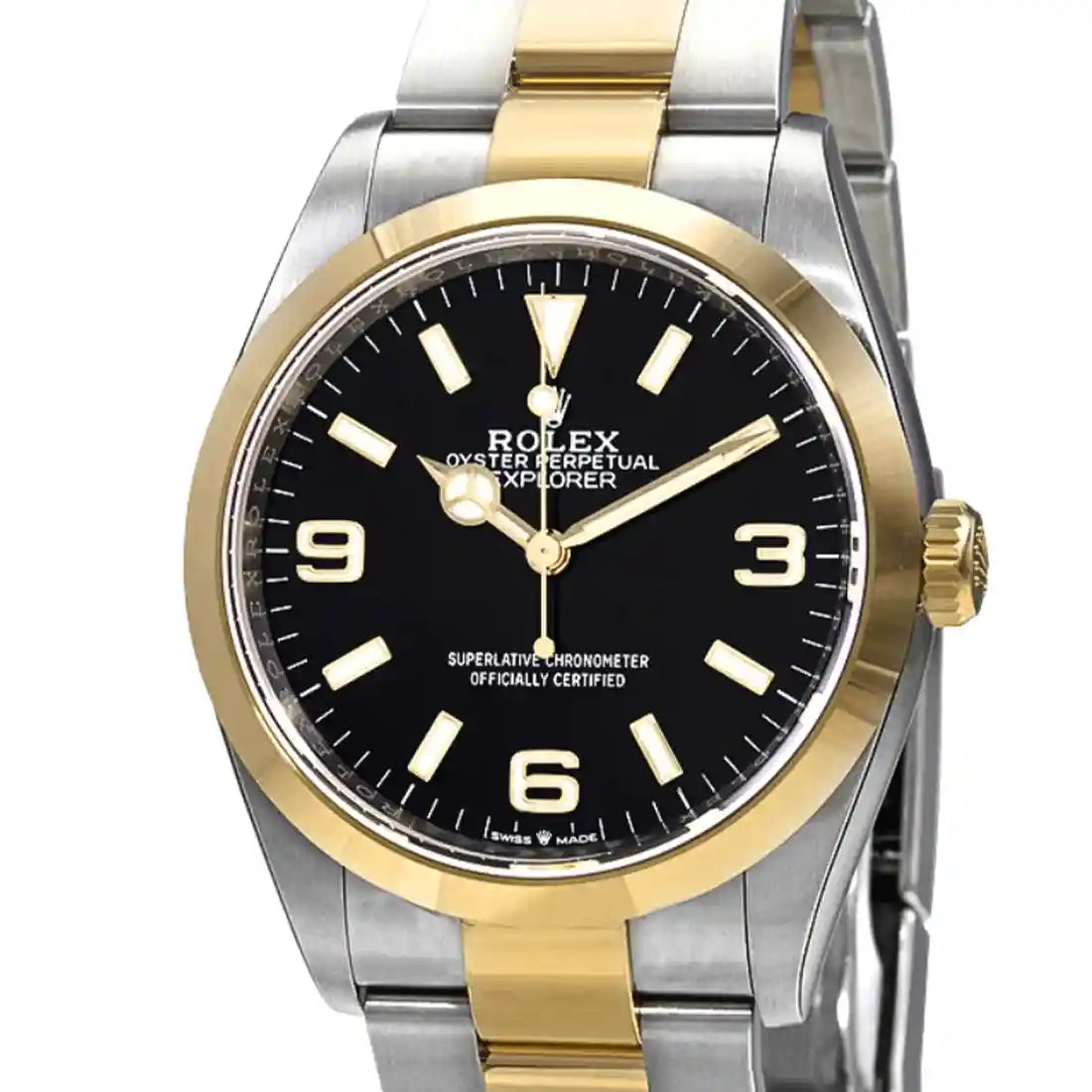 Rolex Explorer Automatik Schwarz