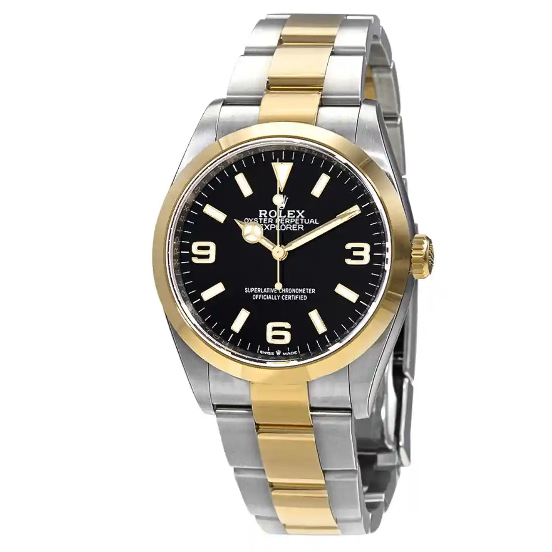 Rolex Explorer Automatik Schwarz