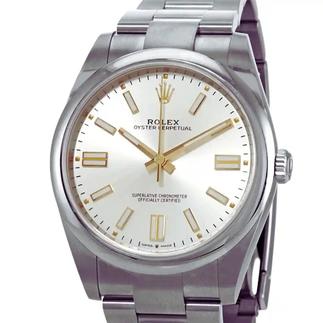 Rolex Oyster Perpetual Automatik Silber