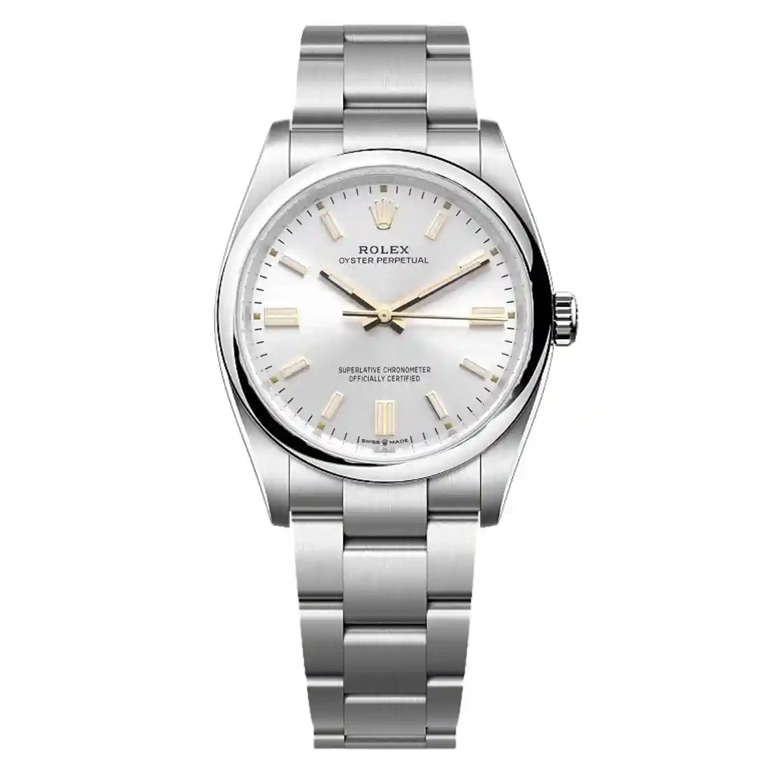 Rolex Oyster Perpetual Automatic Zilver 36 mm