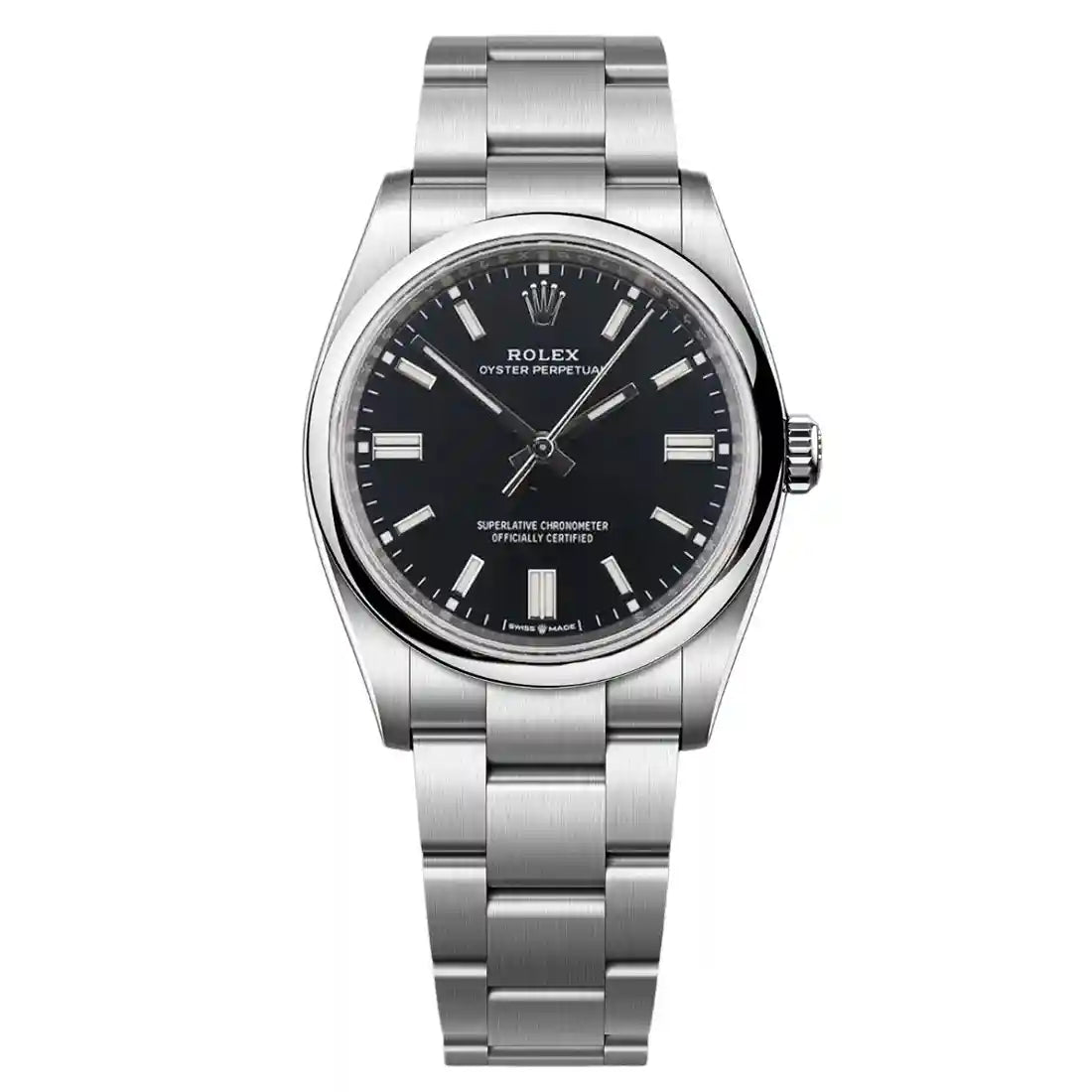 Rolex Oyster Perpetual Automatic Zwart 36 mm