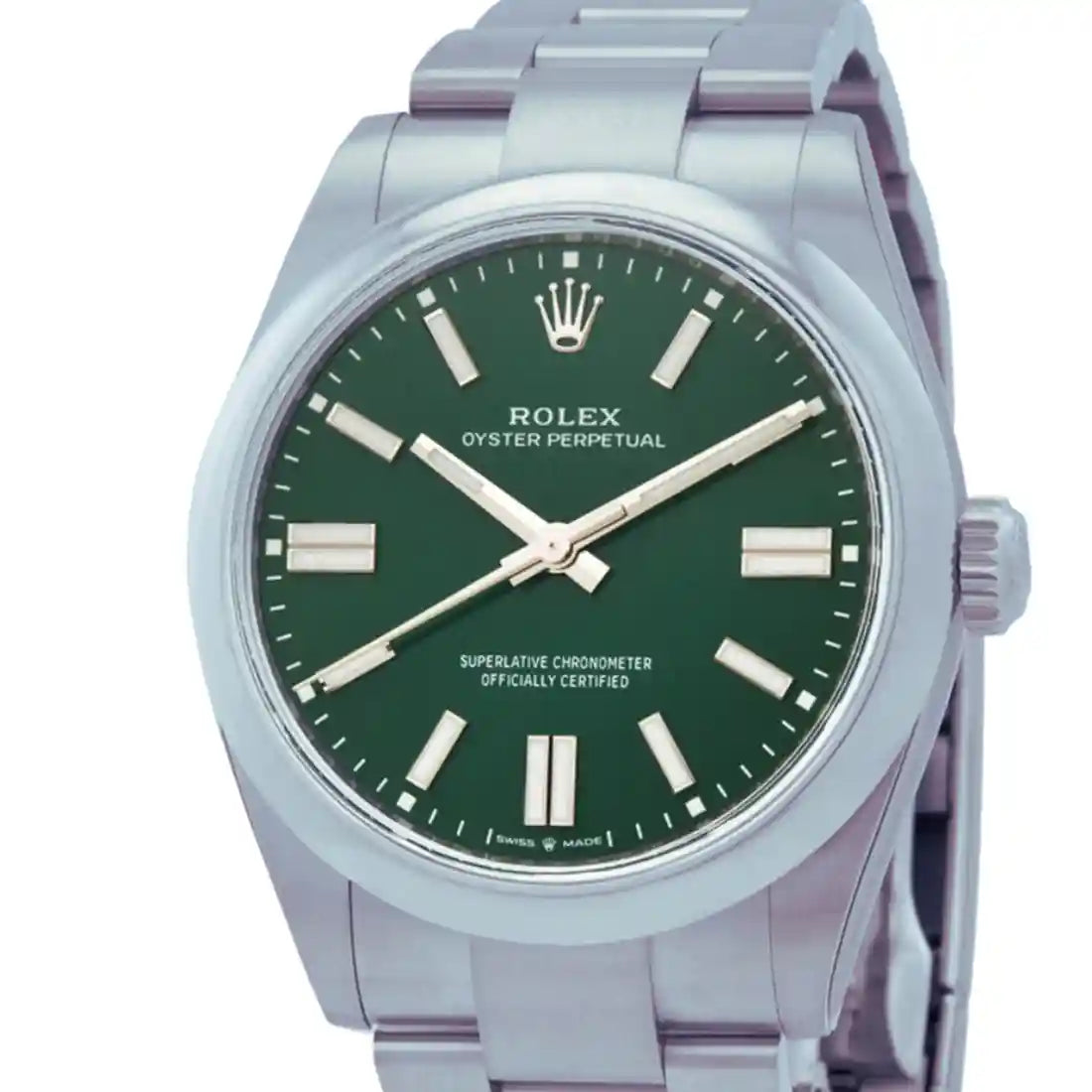 Rolex Oyster Perpetual Automatik Grün