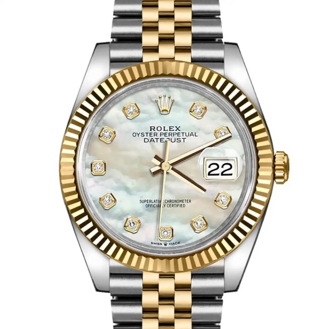 Rolex Datejust met parelmoer, 36 mm