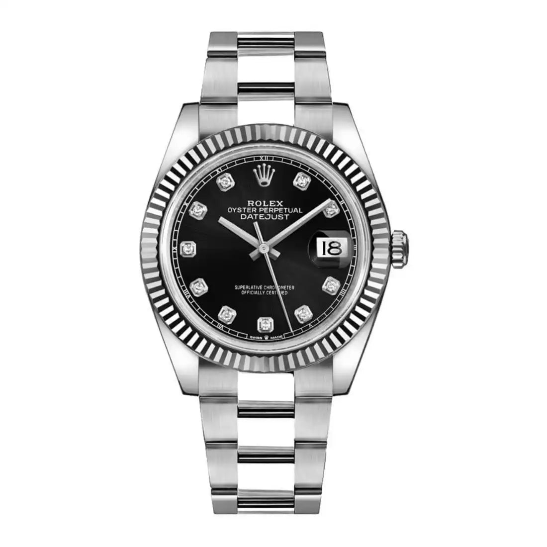 Rolex Datejust Zwart 41 mm