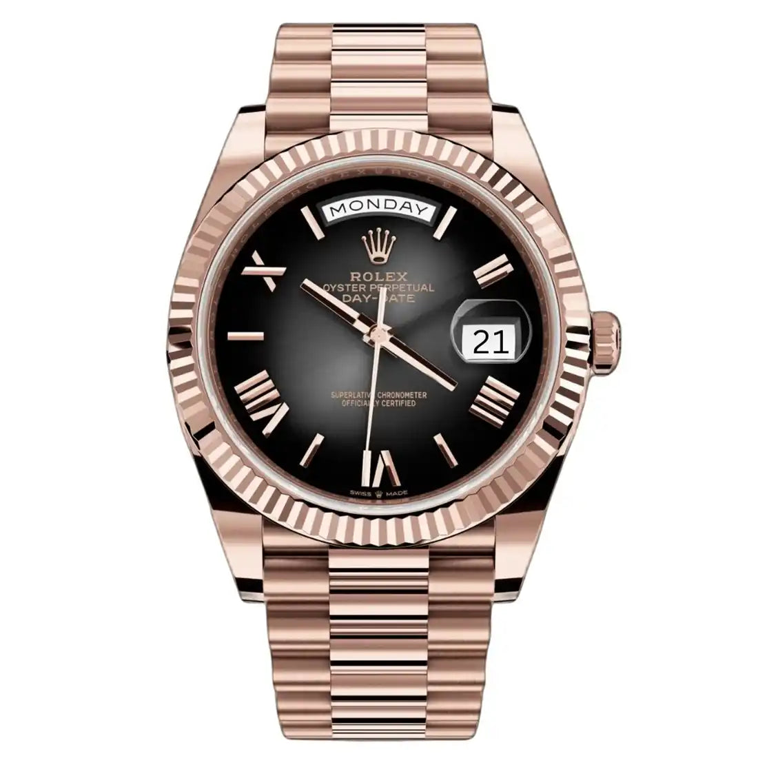 RolexDate Automatique Noir