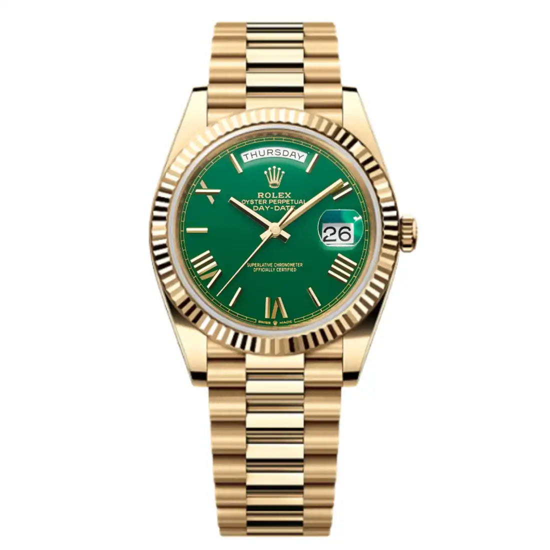 RolexDate Automatique Vert