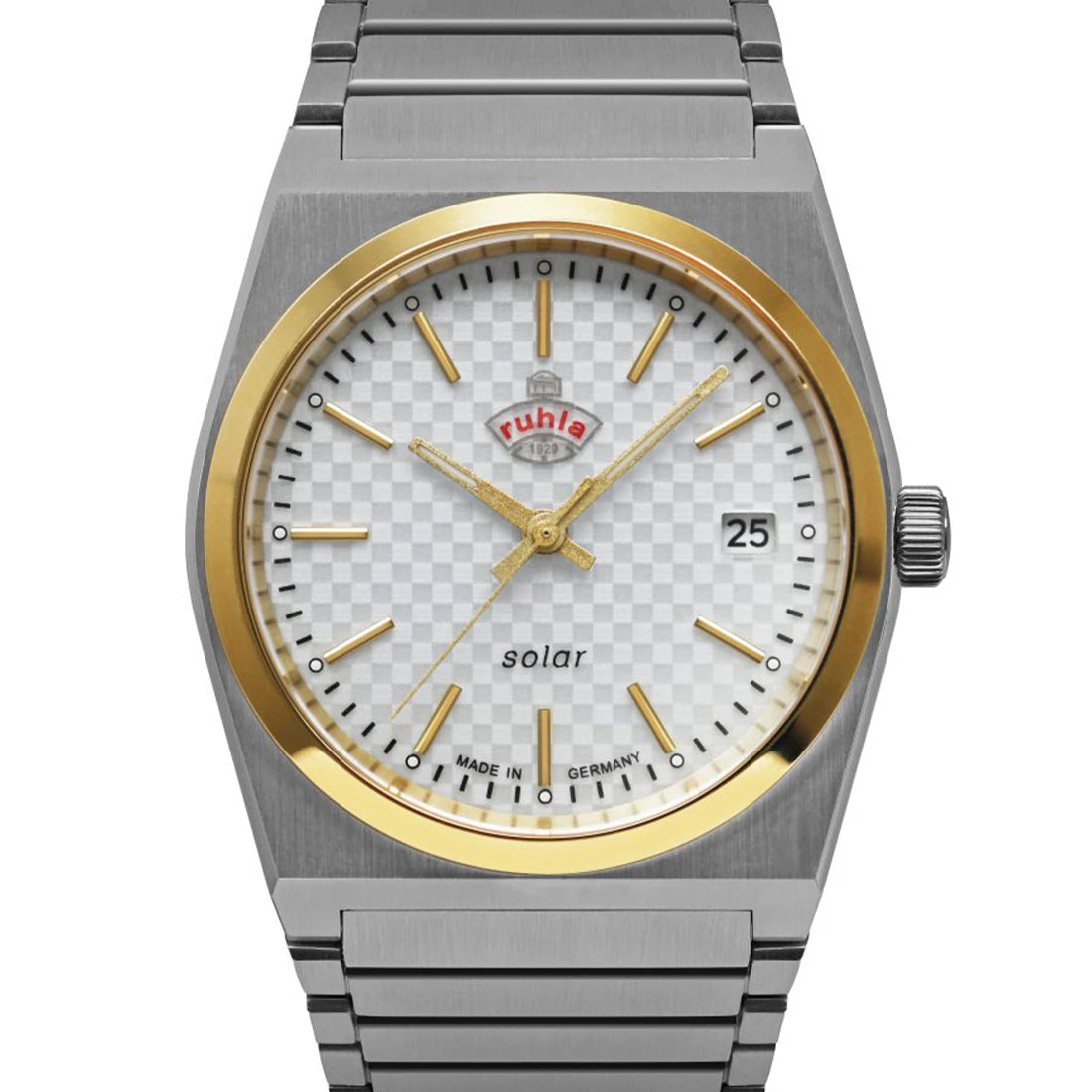 Ruhla Space Control 4643M Solar Silver 36mm