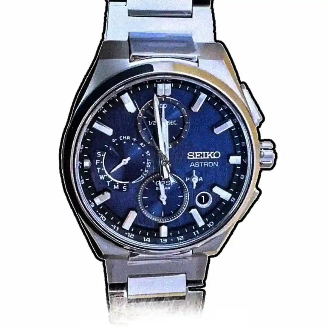 Seiko Astron GPS solar Blue 42mm