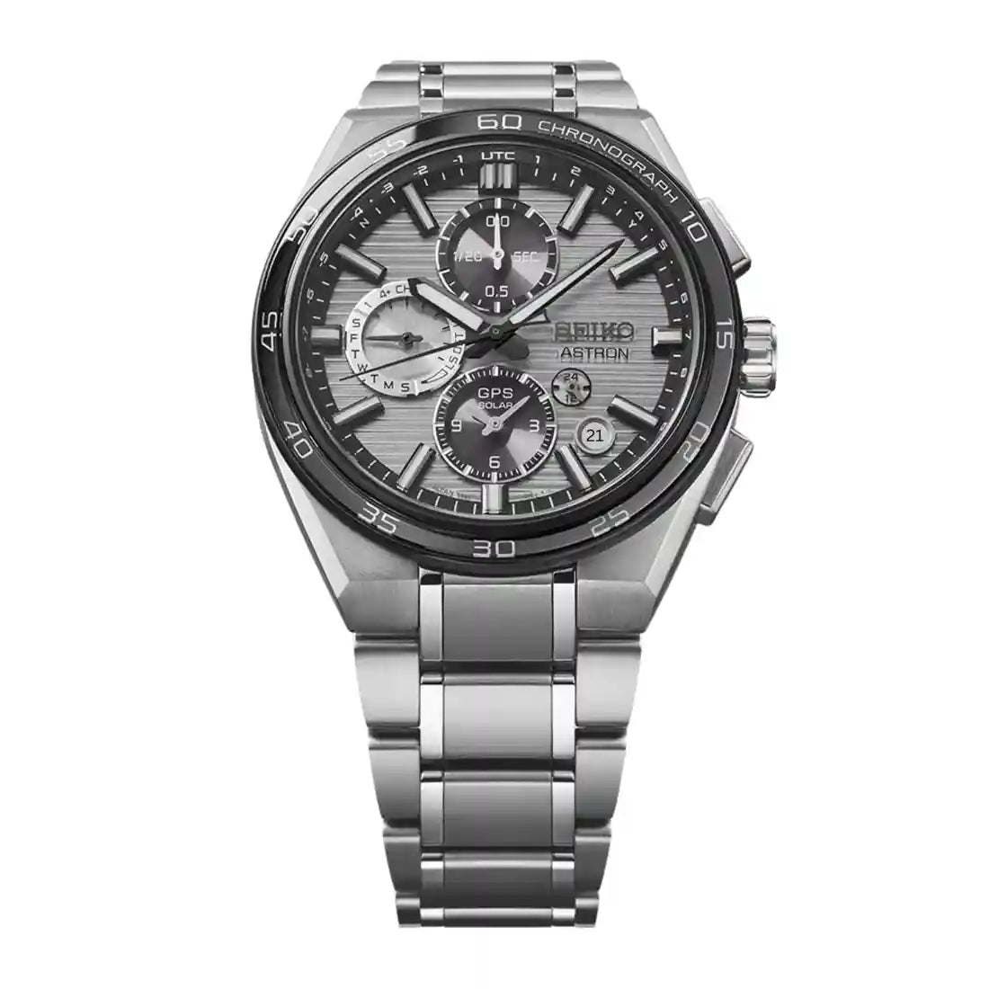 Seiko Astron GPS solaire Argent 44mm