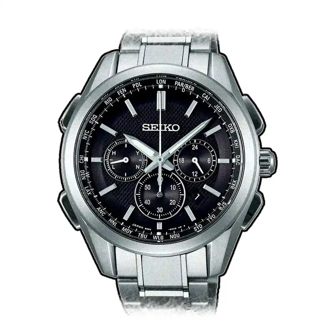 Seiko Brightz GPS-Solar Schwarz